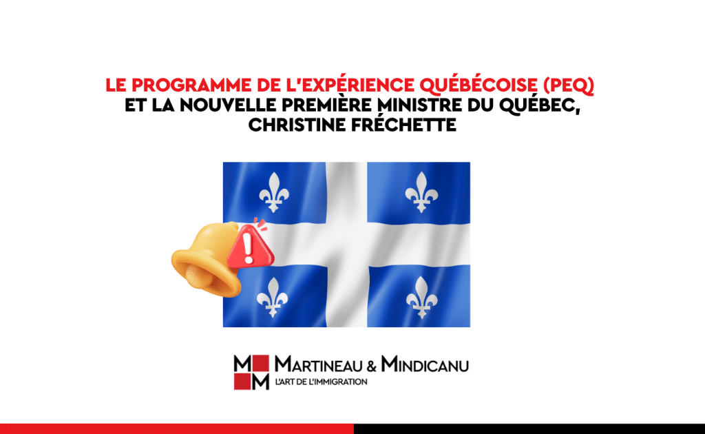 Le Programme de l’Expérience Québécoise (PEQ) et la nouvelle première ministre du Québec, Christine Fréchette